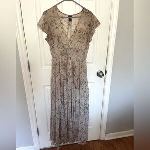 KATE & LILY Floral Faux Wrap Dress Size 10